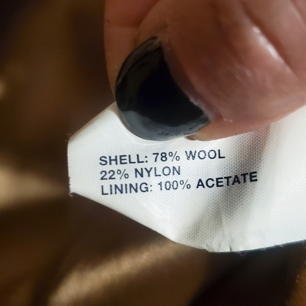 Gap Camel Toggle Jacket. Wool Small. - image 7